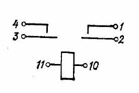 Электрическая схема реле РСМ-1, РСМ-2, РСМ-3
